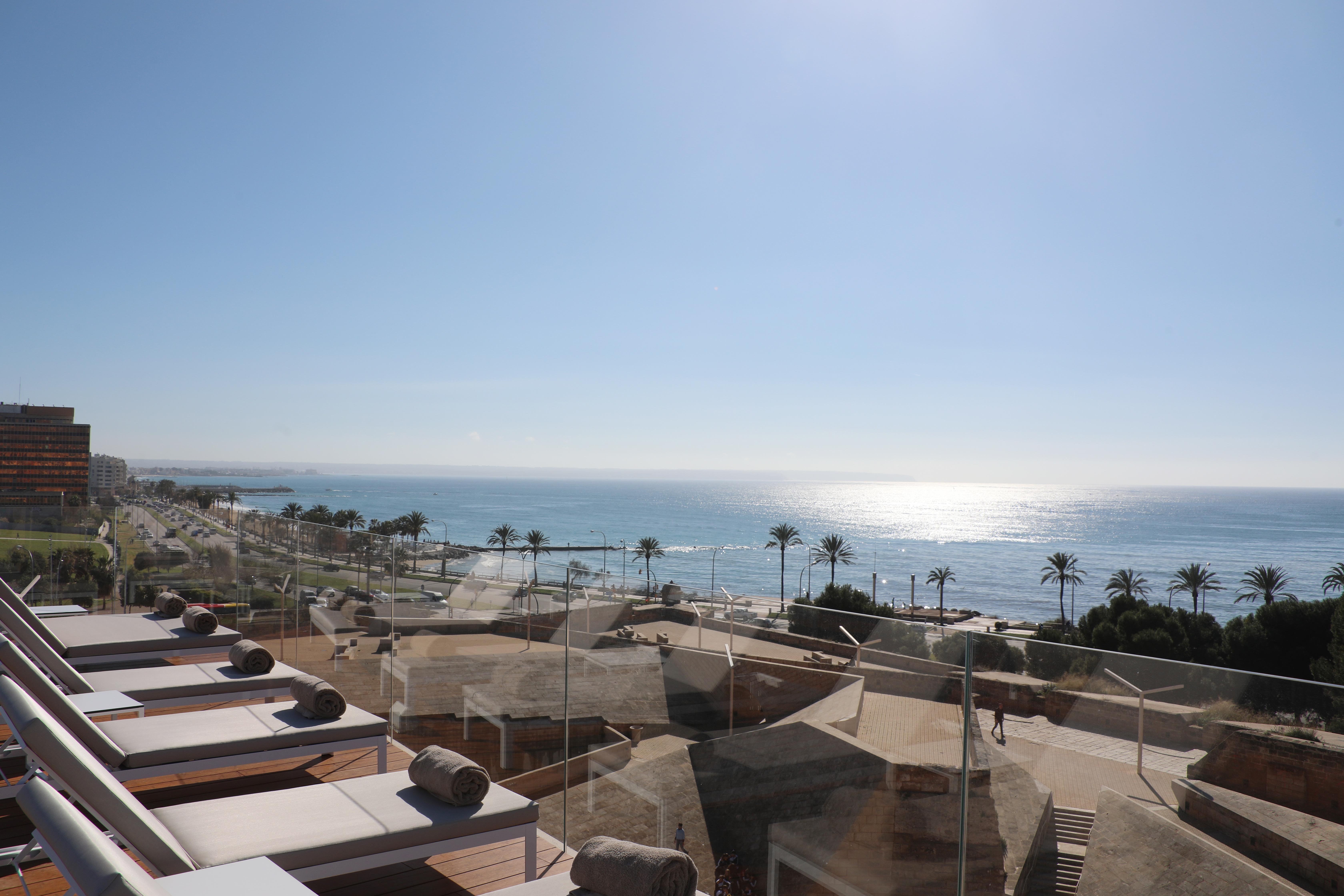 Es Princep - The Leading Hotels Of The World Palma de Mallorca Exterior photo View of the Mediterranean from the rooftop of the hotel